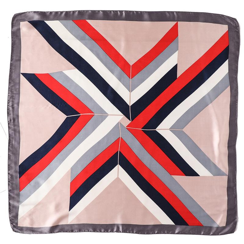 70 * 70cm New Silk Small Square Scarf For Women'S Neck Protection Professional Scarf Versatile Hair Tie Headscarf Scarf