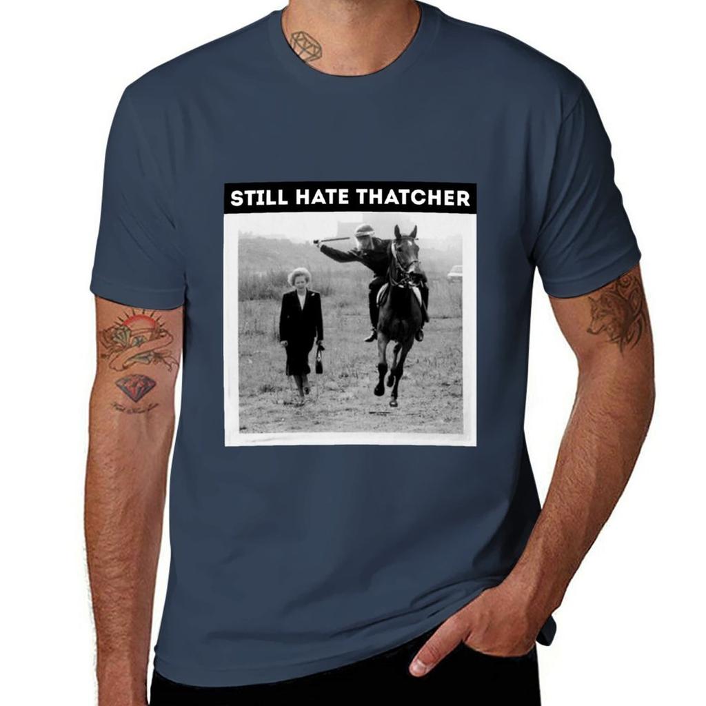 Funny still hate thatcher TShirt sports fans Blouse oversized t shirts for men