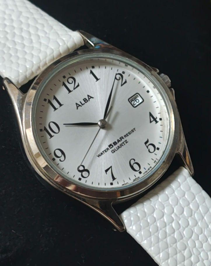 [USED] Seiko Alba Leather Strap Watch In Working Condition
