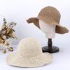 2023 Women's Summer Beach Cap Hat Pure Color Bucket Hat Cool Women's Hats for the Sun Sun Hat Straw Hat Hat for Girl Hiking Hat