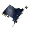 1 шт. Rs232 Com Pci-E Pci Для Express Expansion Adapter Автомобильные DIY Аксессуары Pcie на 2 Последовательных Db9 Карту