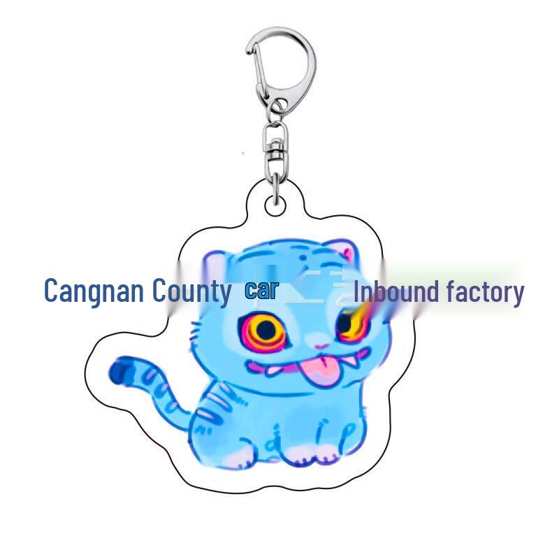 K-pop Брелок для ключей с женской группой «Охотники на демонов»: Милый акриловый брелок для школьной сумки Lumi, Zoe, Mira & Qin Yu