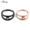 Alisouy 1pc Two Layers Zircon CZ Cartilage Earrings Stainless Steel Hinged Piercing Septum Clicker Nose Rings Hoop Segment Rings