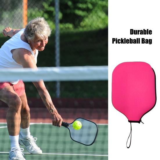 Чехол для ракетки Pickleball, чехол для ракетки Pickleball со шнурком, водонепроницаемый, устойчивый к царапинам, аксессуары для Pickleball