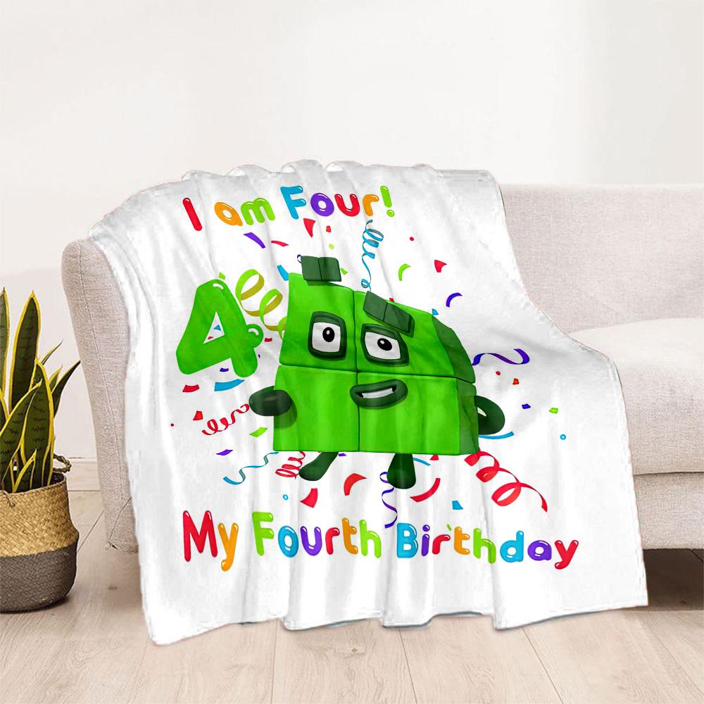 Numberblocks Blanket Ultra-Soft Suitable for Bed Office Chair for All Occasions Playful Design Unique Gift for Family and Friends Camping