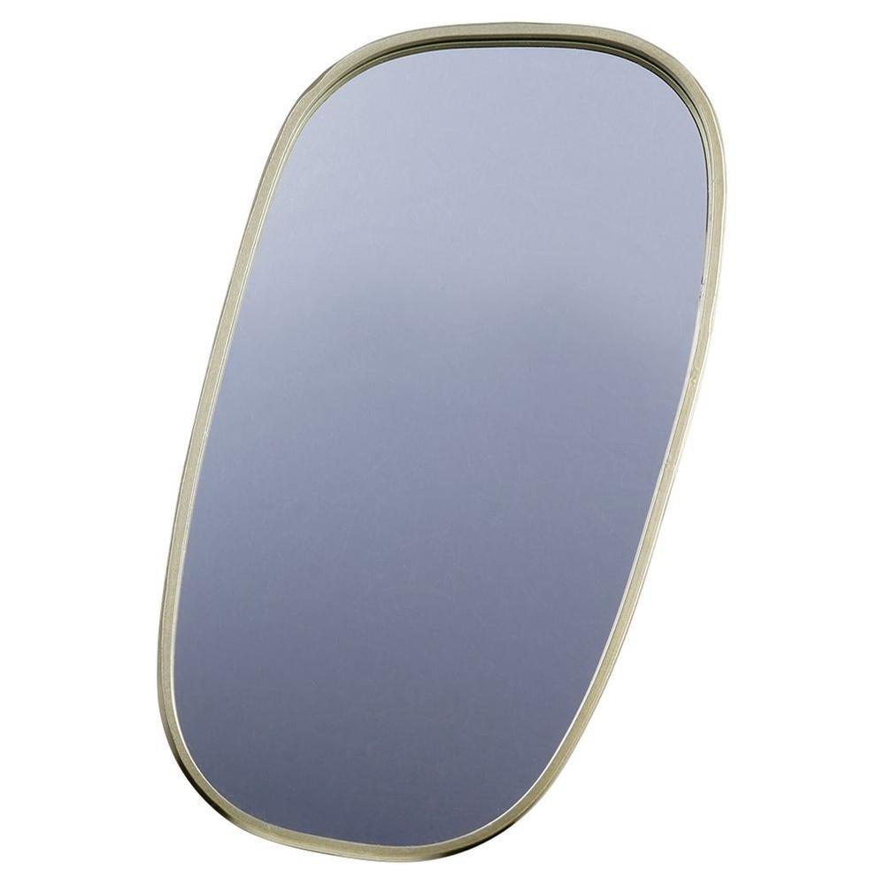 Asymmetric Gold Wall Mirror 19.5x35cm