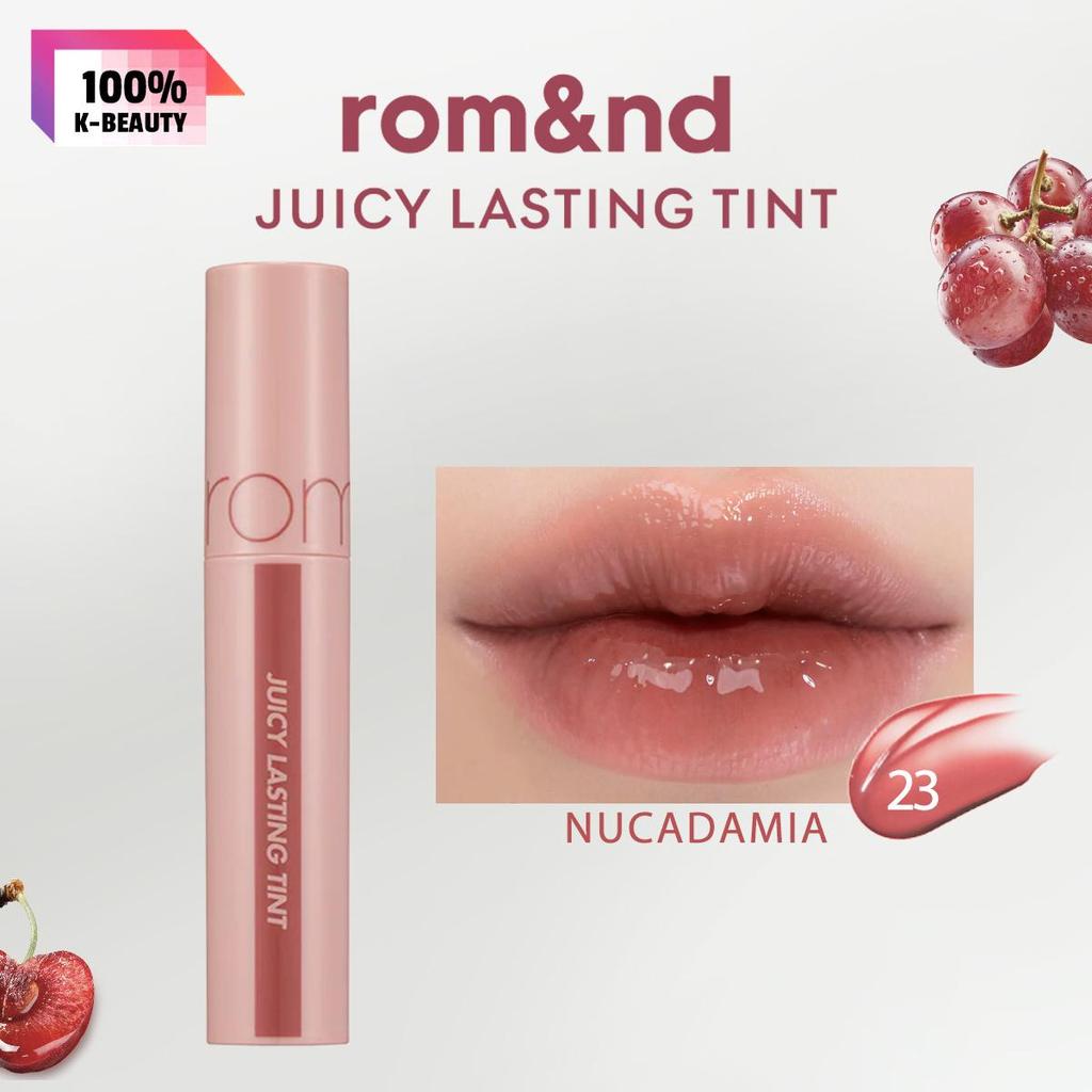 Rom&nd СОЧНЫЙ СТОЙКИЙ ТИНТ 20-25, Сочный Глянцевый Финиш, Долго Стойкий, Увлажняющий, Не Липкий, K-Beauty, Корейский Макияж