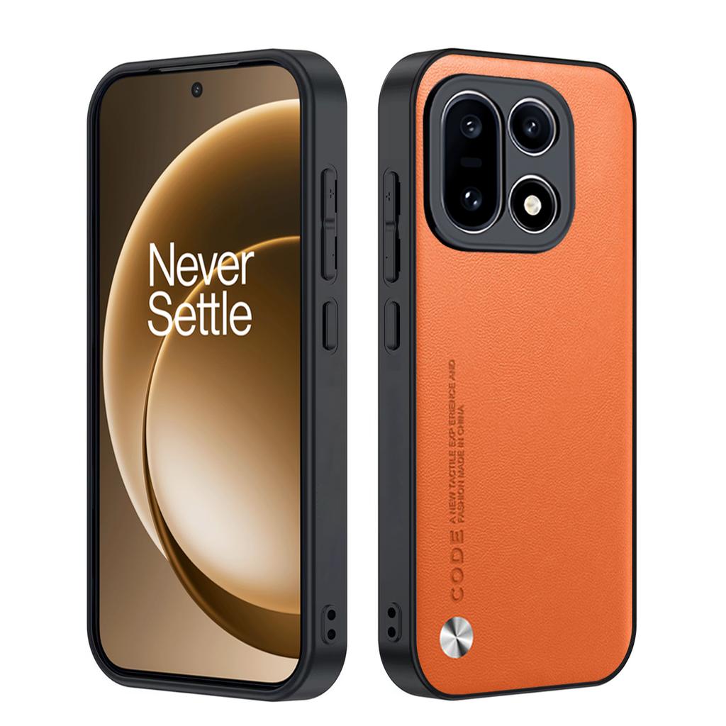 Oneplus Cover 13 For 15 13r 13t 12 11 Case Luxury Fiber Texture Puleather Full Protection Shockproof Phone Capa Funda