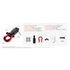 SucceBuy 2in D-Ring Shackle Hitch Receiver with Trailer Hitch Lock Pin Towing Accessories for Trucks Off-Road Vehicle Recovery