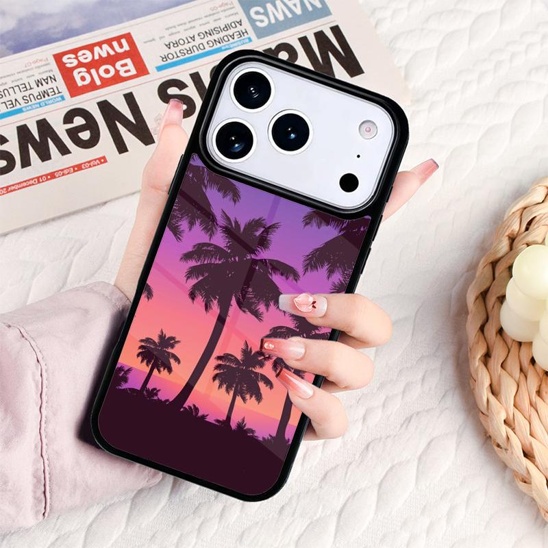 Love Summer Beach Phone Case For IPhone 17 16e 15 14 13 12 11 Pro Max Air Mini Soft Protective Cover