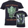 Футболка O Negative Официальная Зеленая Мужская Черная Новая S M L XL XXL