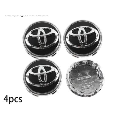 4 шт. 62 мм Подходит для Corolla Yaris CHR Rav4 Highlander Avalvn Camry L19 Аксессуары для центральных колпачков ступицы колеса автомобиля