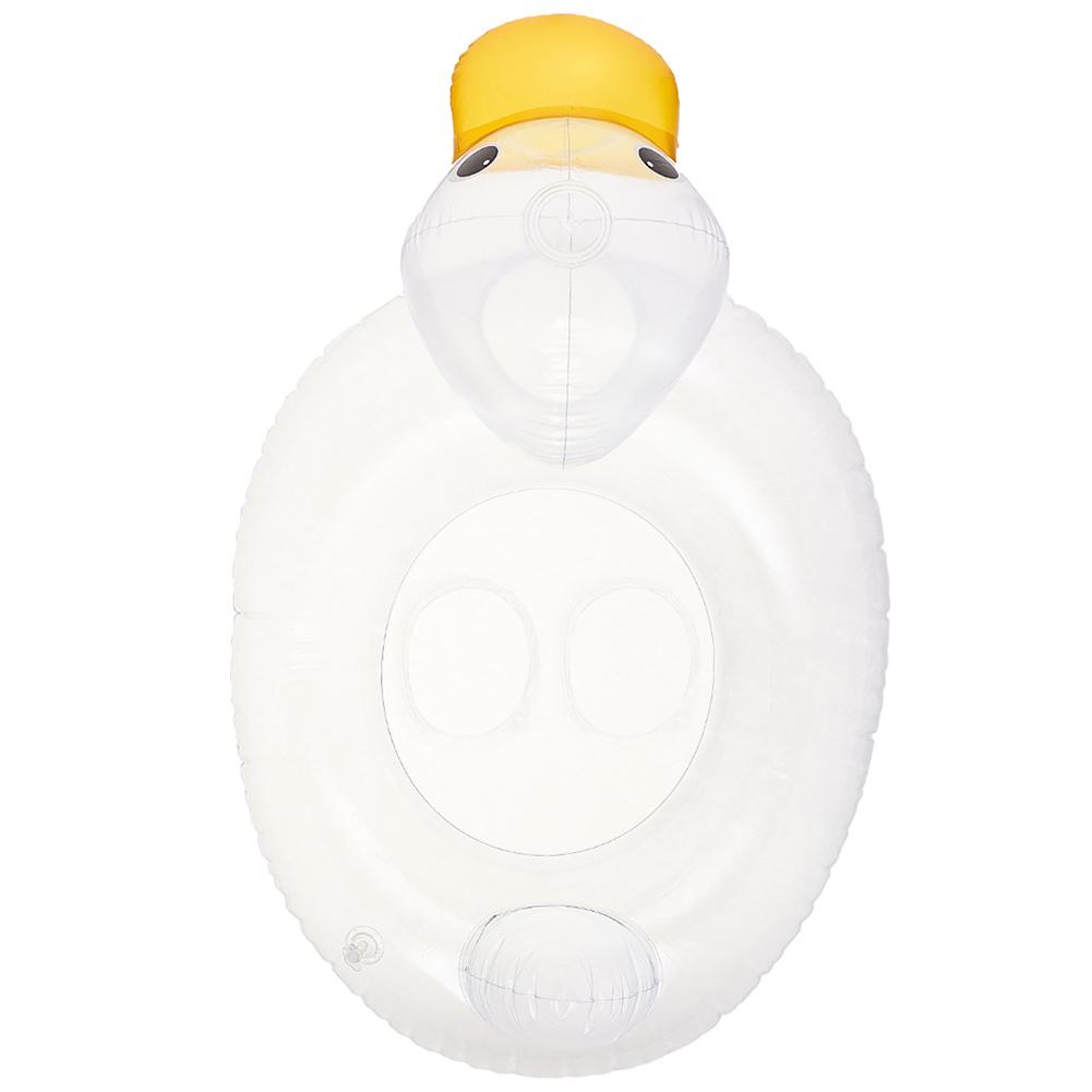 Плавающий круг-утка, безопасное гибкое надувное прочное сиденье для вечеринки у бассейна, детский надувной матрас, игрушки для водной вечеринки