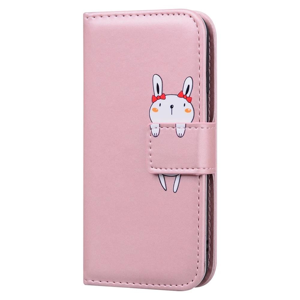 Кожаный чехол-книжка для Funda Samsung Galaxy S25 Edge S24 Ultra S23 Plus S21 FE Чехлы Милый Кот Домашние Животные Кошелек Задняя Крышка Телефона Женские