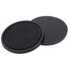 4pcs Car Coasters Black Car Accessories Insert Coaster