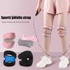 Регулируемая силиконовая лента на коленную чашечку, ремешок для коленного сухожилия, амортизирующий протектор для бега, спорта и тренажерного зала, поддержка колена