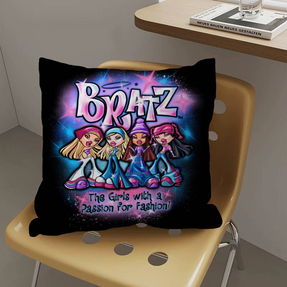 Anime B-Bratz Pillow Cushion Cover Pillowcase Living Room Sofa Home Decor