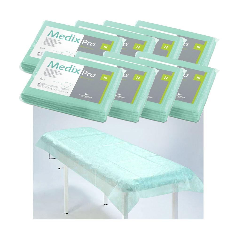 Disposable Sheet 80cm x 210cm Green 20G Medixpro 80 Pcs