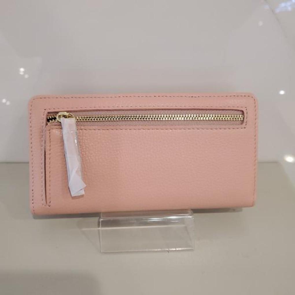 Moncross AWPK8055 Simple Women's Cowhide Card Wallet Long Wallet