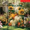 Thanksgiving Autumn Pumpkin Sunflower Garden Flag_1 (1)- Outdoor Garden Flag Double-sided Home Decoration Courtyard Decoration Outdoor Decoration Lawn