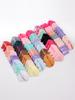 5-10-20-30-50-100 random cotton powder puff bags. Random colors and shapes. Made of ultra-soft velvet, specially designed for sh