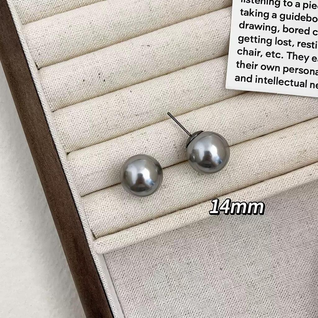 «Серьги-иглы Майяра 925»: "Янтарный жемчуг в стиле ретро для осени/зимы"