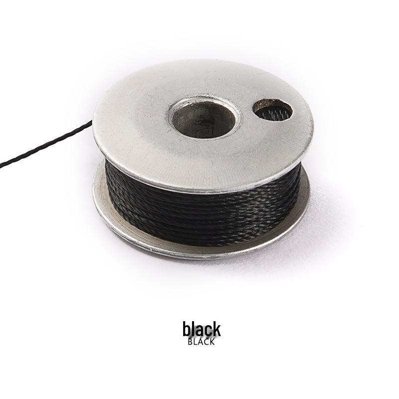 Ma Huang Shi MHS-D-8 Черная кожаный ремешок для сумки DIY Кольцо | Чехол из кожи растительного дубления и аксессуары-клипсы для самостоятельной прошивки