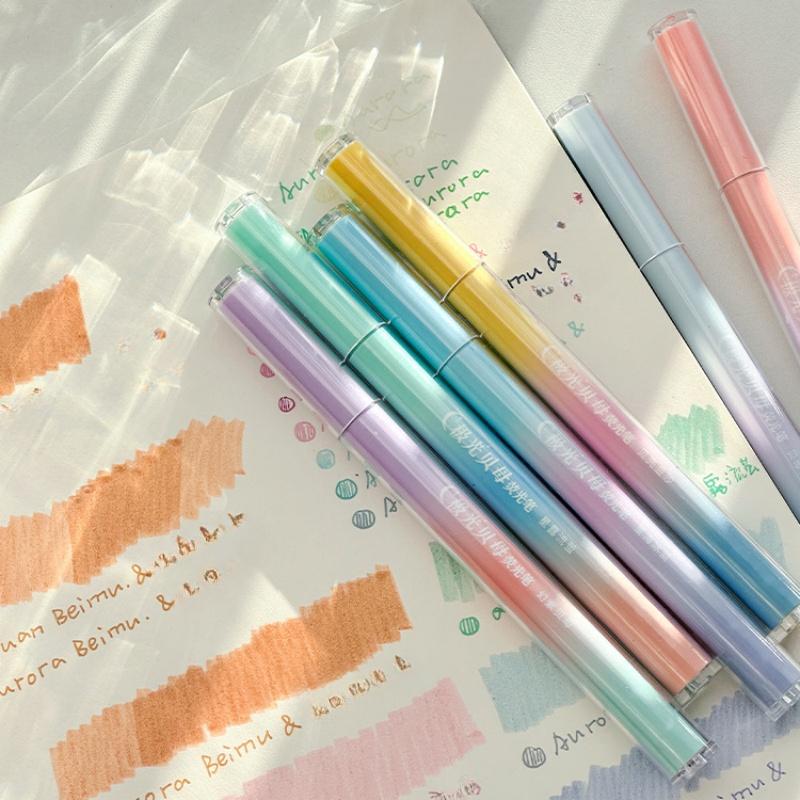 3 шт./компл., блестящие маркеры со звездами для студентов, блестящие маркеры для скрапбукинга, DIY Декор, маркеры для журнала, канцелярские принадлежности