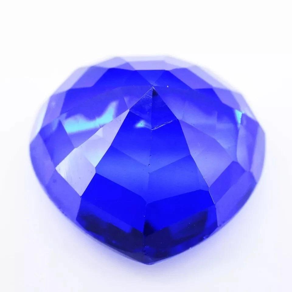 Certified Natural Blue Color Tanzanite Heart Cut 12-14 Ct Beautiful Gemstone