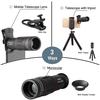 APEXEL APLT18XBZJ5 Telephoto 4 In 1 Cellphone Lens Universal Kit 18X Mobile Phone Telephoto Lens
