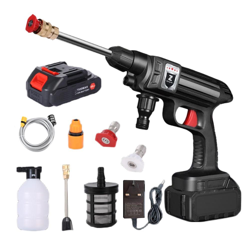 1500 Вт Беспроводная мойка высокого давления для автомобиля 45000 мАч 30 бар пеногенератор водяной пистолет распылитель для мойки автомобилей для уборки дома
