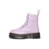 Dr. Martens Jadon Series Leather Thick Sole 8 Eyelet Lace-Up Short Boots Unisex Boots Purple 26378308