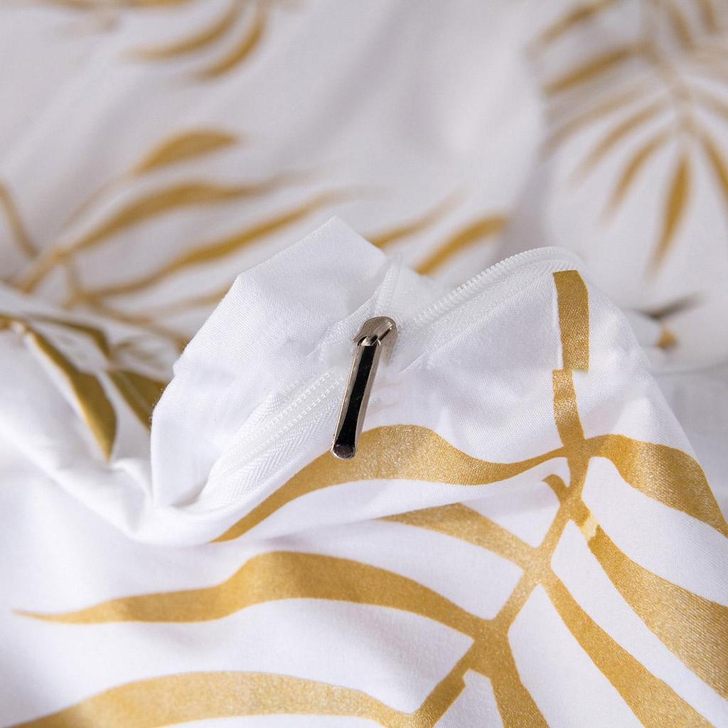 Универсальный для всех сезонов, 3 шт./компл., домашний текстиль, постельное белье с принтом, перламутровая паста, позолоченная наволочка, пододеяльник, комплект из трех предметов