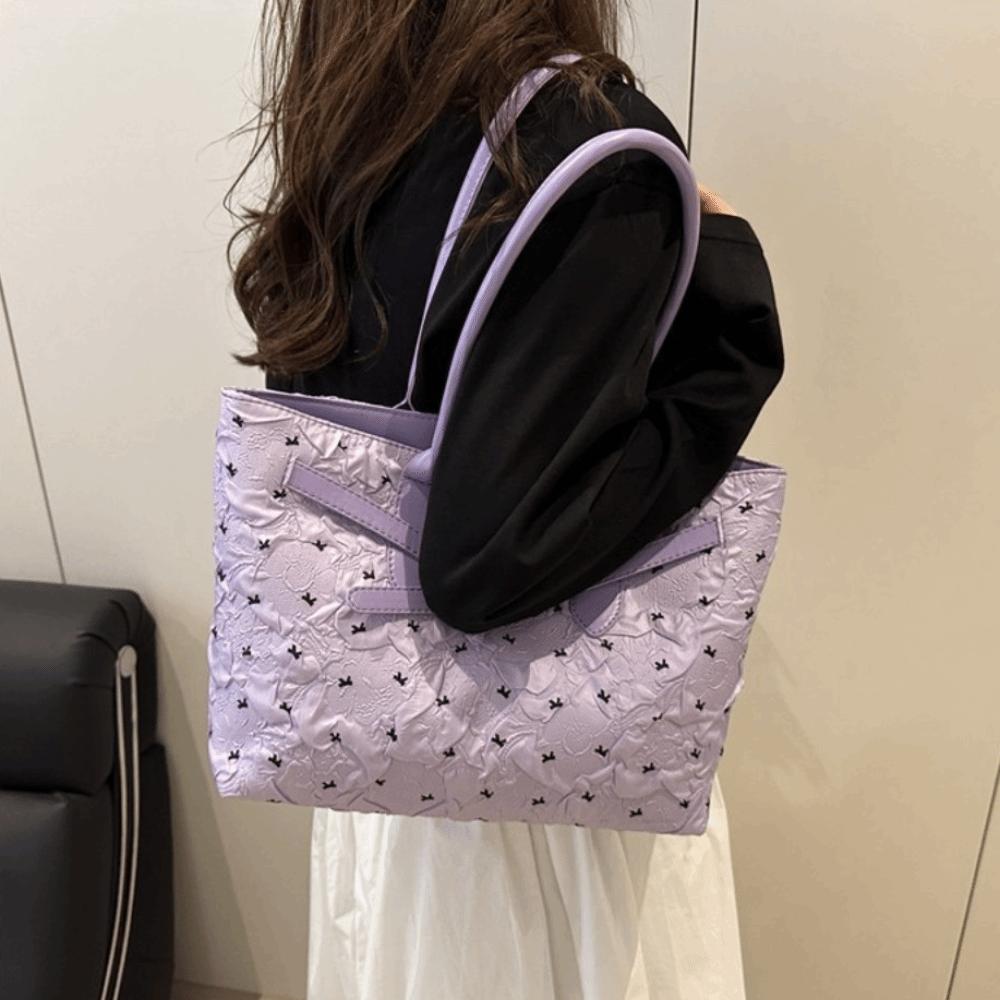 Y2k Bow Shoulder Bag Stylish Commuting Bag Fashion Women Tote Bag Girls