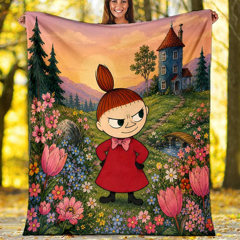 Lankybox Theme Printed Blanket Perfect For Couch Bed Travel Outdoor Use Machine Washable Cozy Durable