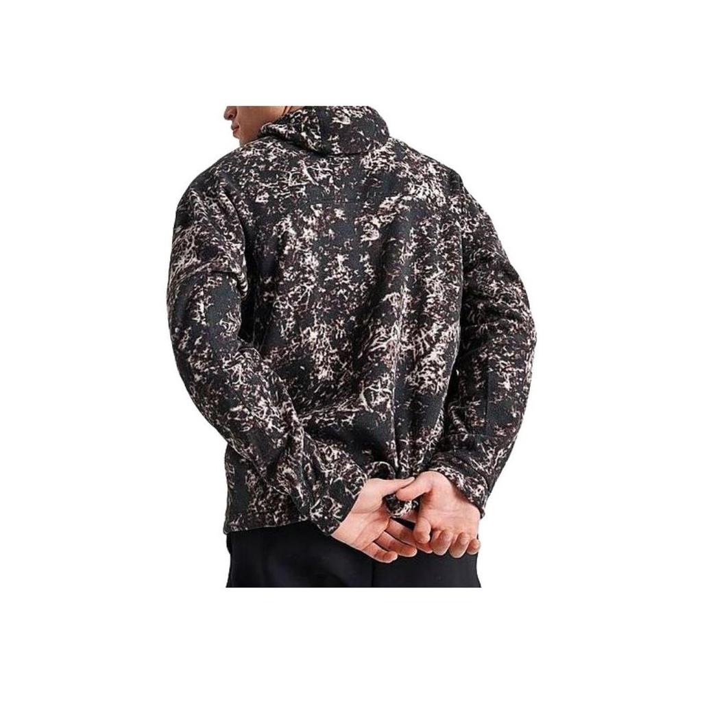 Nike ACG Therma-Fit Wolf Tree Пуловер флисовая толстовка с капюшоном светло-коричневого цвета для мужчин уличная одежда DV9102-104