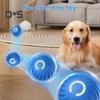 Interactive Rolling Ball Dog Toy Motion-Activated Rechargeable Ball Toy Automatic Moving Bouncing Ball with Light for Cats Dogs