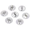 100Pcs Round Metal Wood Wick Clips Round Candle Wick Base  Candle Making