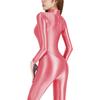 Diving Suit Skin Contact Competition Hot Springs Are Also Available Are Nylon Swimsuits with Legs [AMORESY] Shiny, Full-body Slimming. (rose, XXXL)