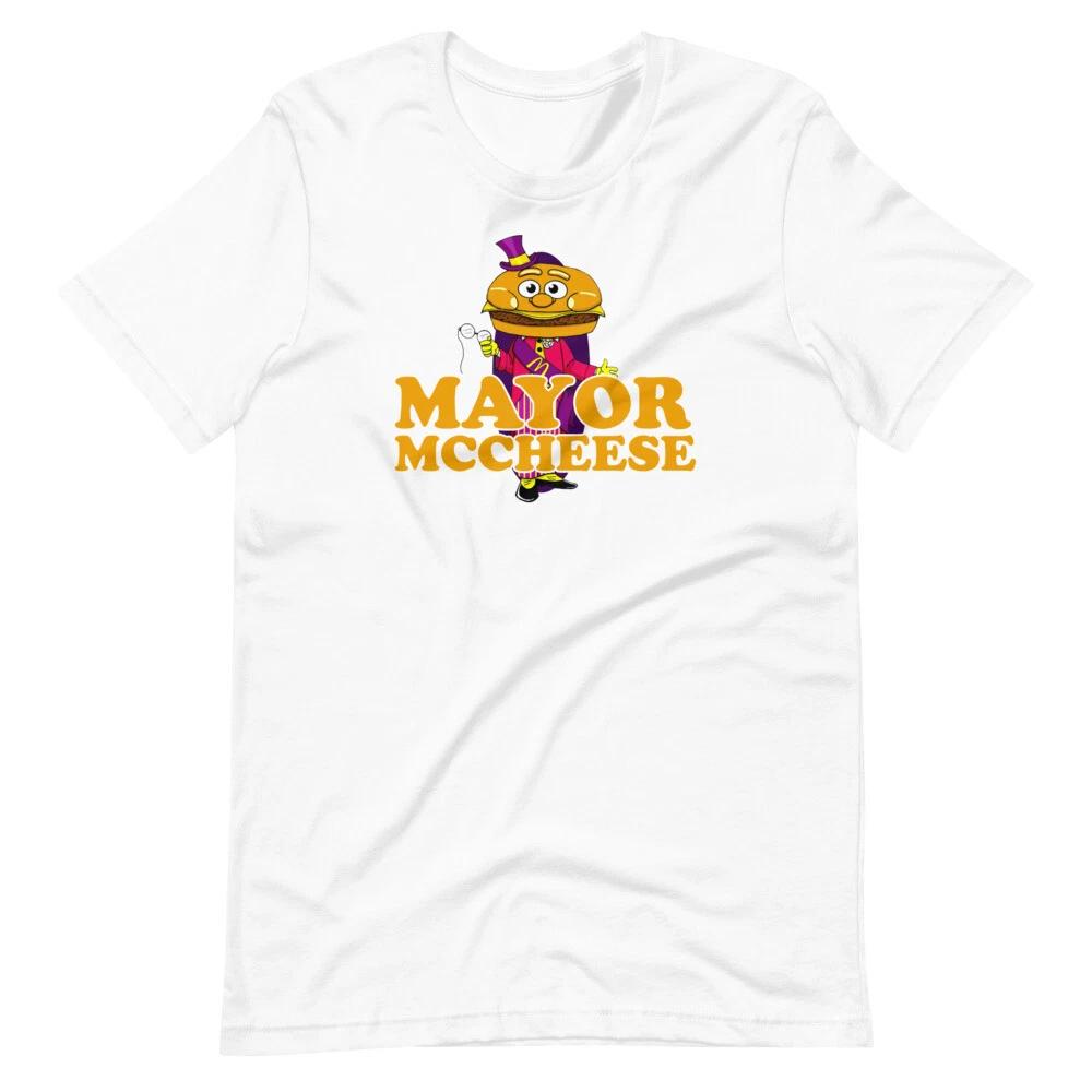 Mayor McCheese Vintage Style Burger Tee Shirt Unisex t-shirt