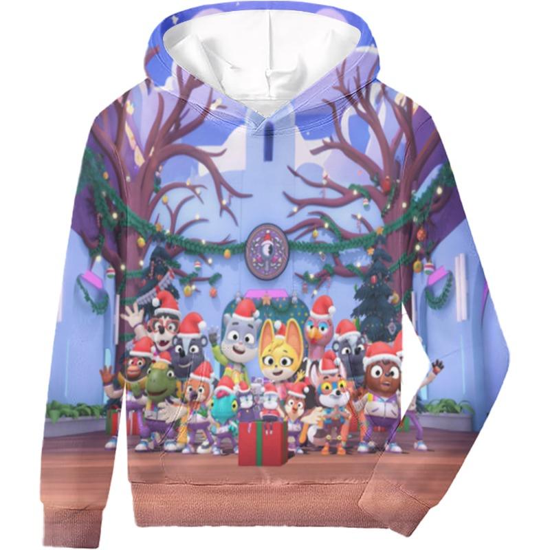 High Quality the creature cases Hoody Kawaii 3D Printed Kids Cartoon Print Hoodie Moletom for Autumn/Winter Childrens Clothing