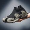 Fashion Socks Men's Shoes 2024 Summer New Casual Soft Soled Sports Shoes Large Size Shoes Men's Foot Pedal Breathable Dad Shoes