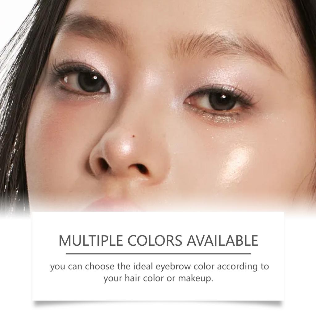 zephoco Light Brown Peel-Off Eyebrow Tinting Cream Creates Three-Dimensional Natural Wild Eyebrows, Waterproof and Long-Lasting
