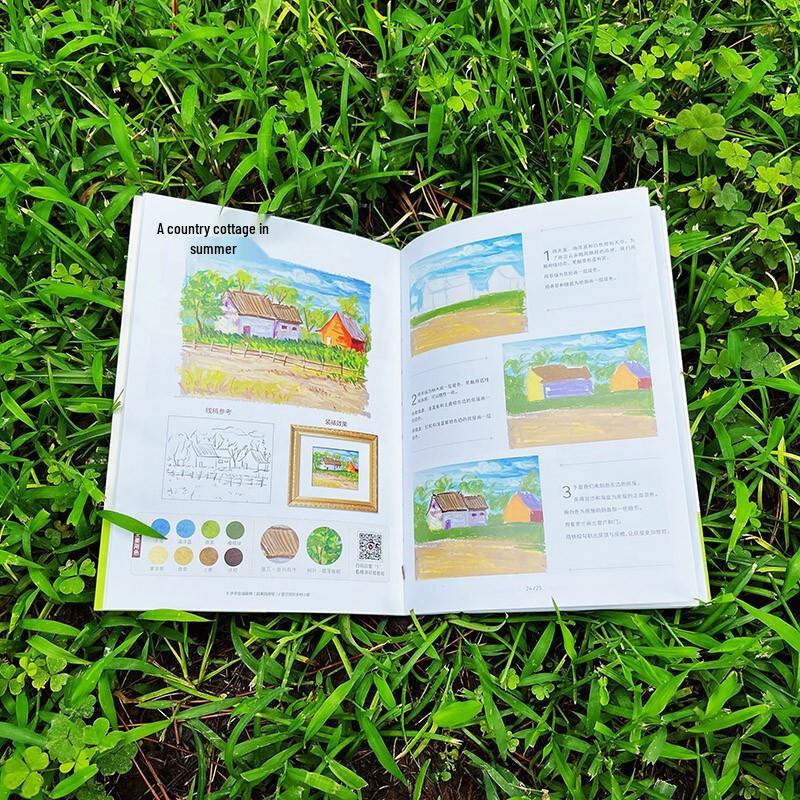 6-Step Oil Pastel Landscape Painting Guide