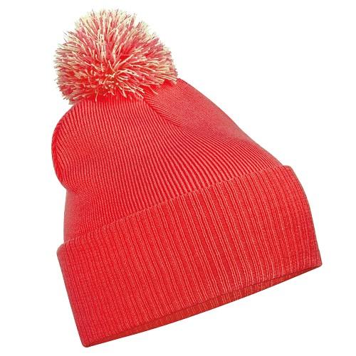 Beechfield Junior Snowstar Duo Winter Beanie Hat / Schoolwear