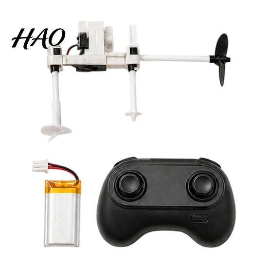 Сборная игрушка RC лодка, DIY набор из бумаги с дистанционным управлением, беспроводная игрушка 2,4 ГГц для детей, привод на винте, STEM обучение для