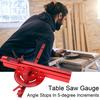 Table Saw Miter Gauge Sturdy Construction Multipurpose Aluminum Alloy Universal Precision Miter