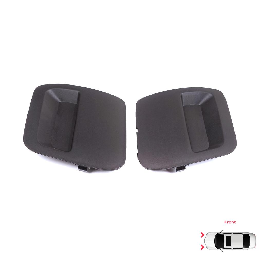 ESP1195 Front Bumper Tow Bar Hook Eye Cover Set Black for Renault Dacia Duster MK2 HM 2017-2023 511804555R