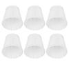 6PCS Barrel Shape Small Replacement Lamp Covers Fabric Drum Lamp Shade  Ceiling Light