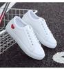 Fashion Pink Heart Shoes Flat Running Shoes for Women Sport Light Casual Breathable Shoes Women Sneaker White Tennis Ladies Footwear